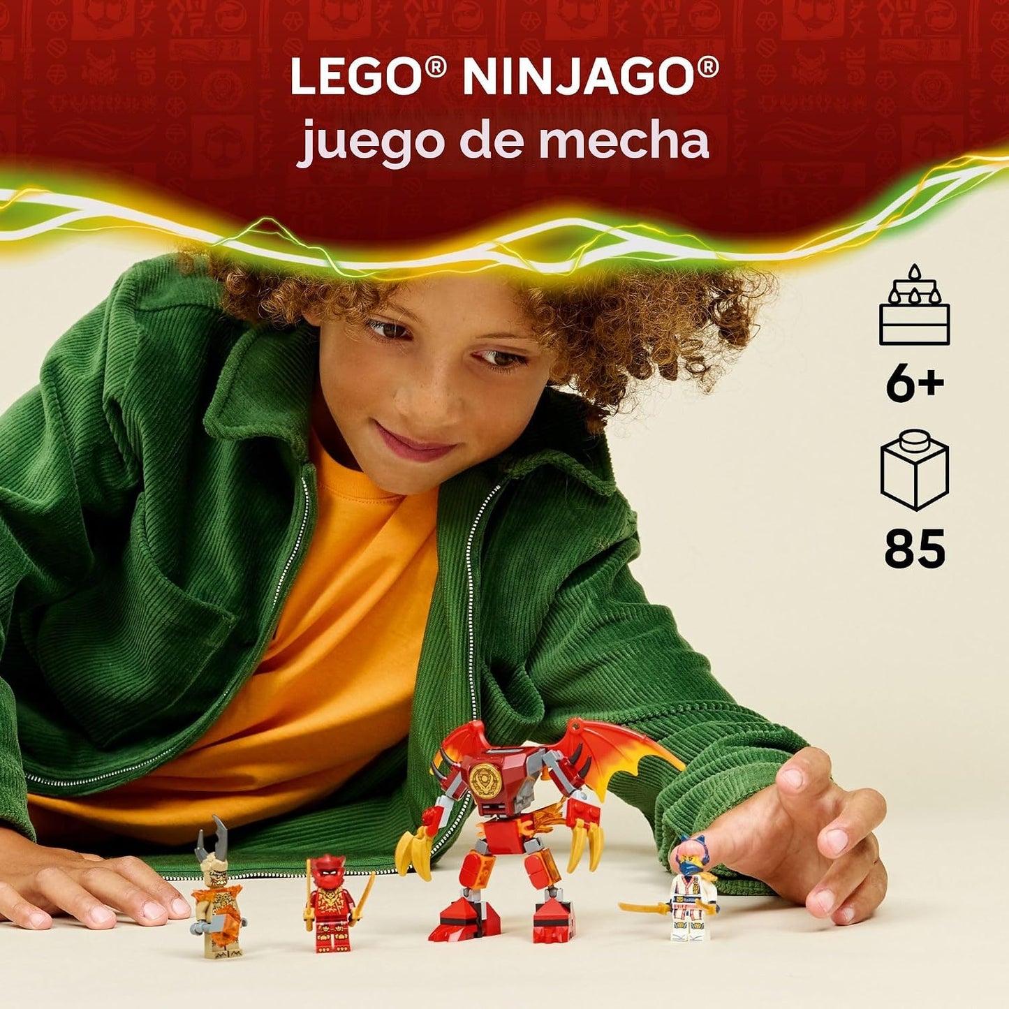 LEGO NINJAGO Paquete de Batalla de Mecha Dragón de Kai - Juego de C...