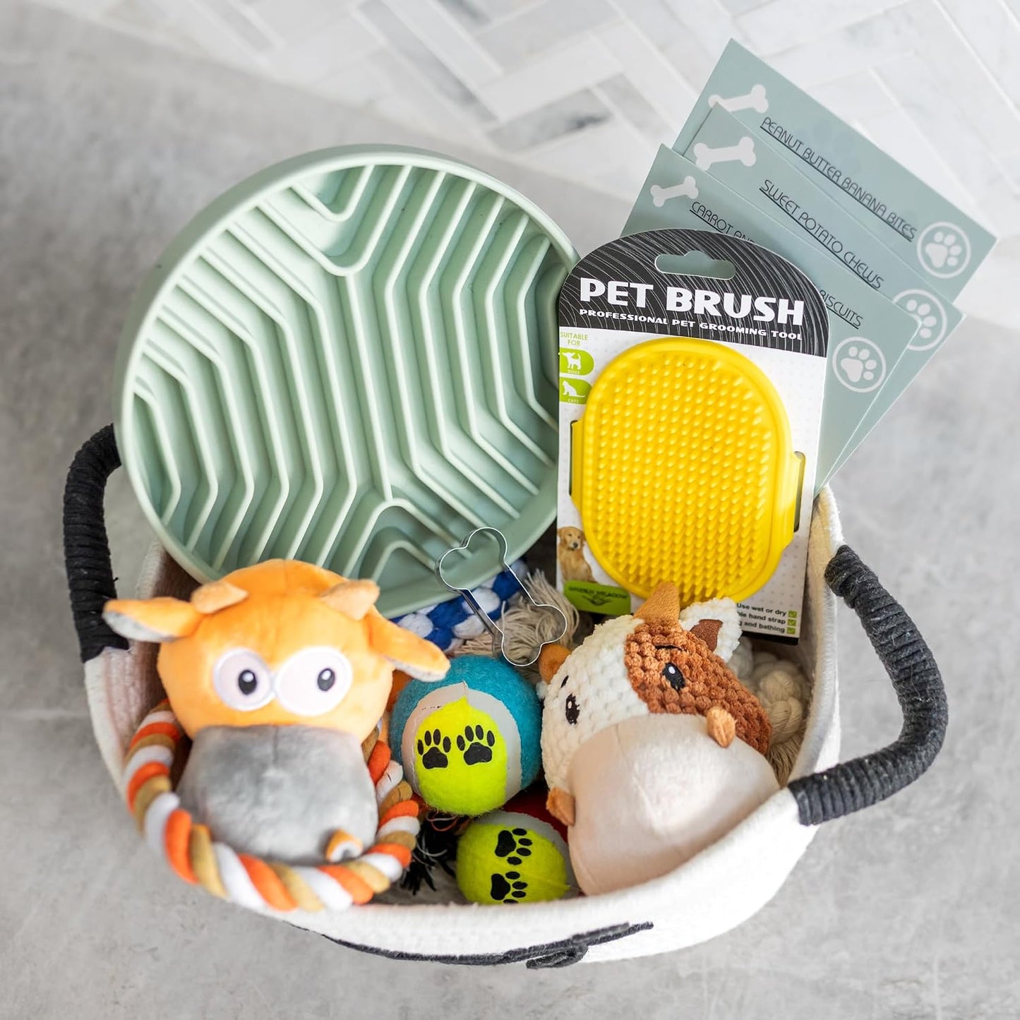 Cesta de regalo para cachorros nuevo de Paws For Reaction - Kit ini...