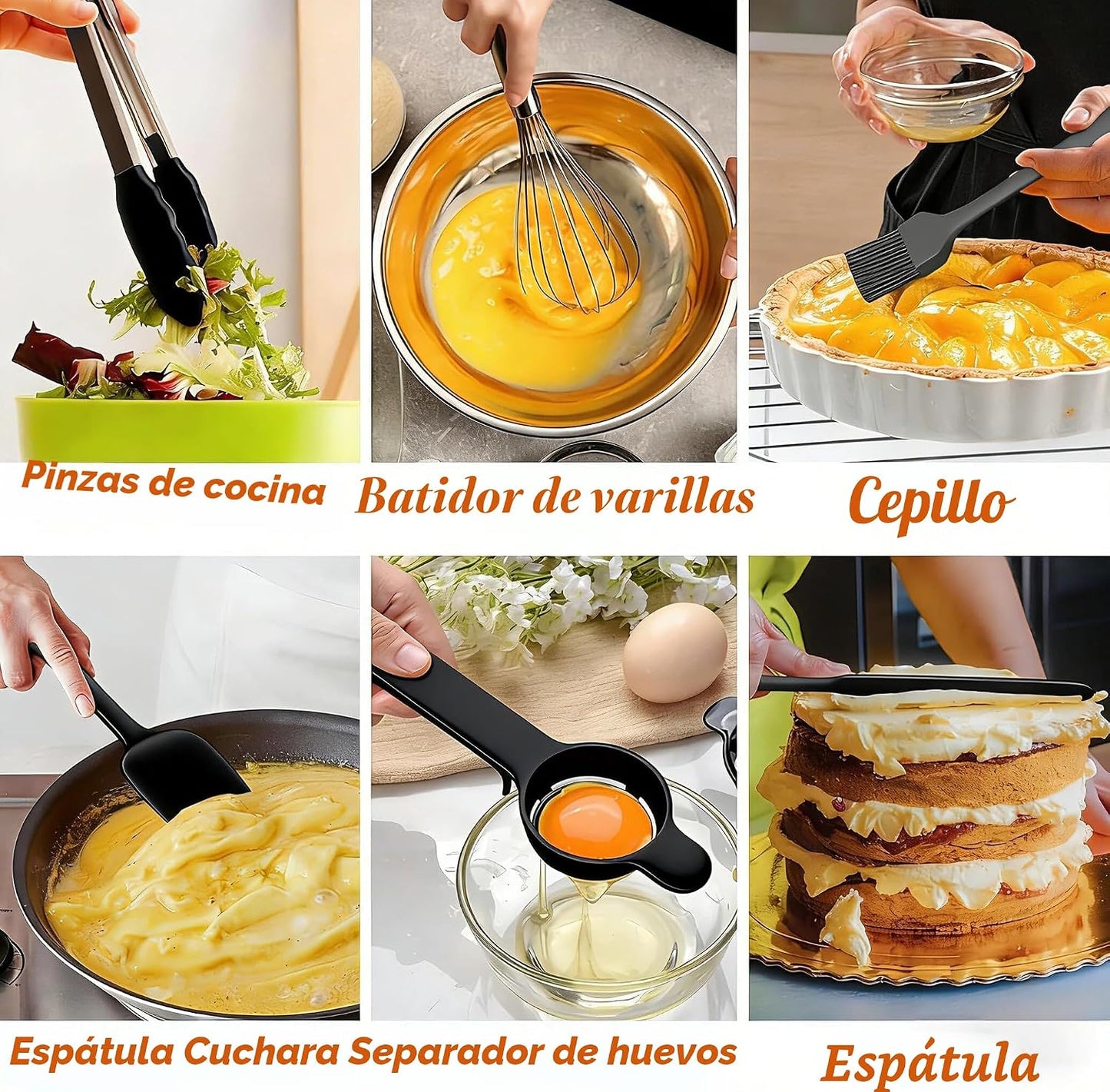 Umite Chef, 26 piezas de juego de cuencos de acero inoxidable con t...