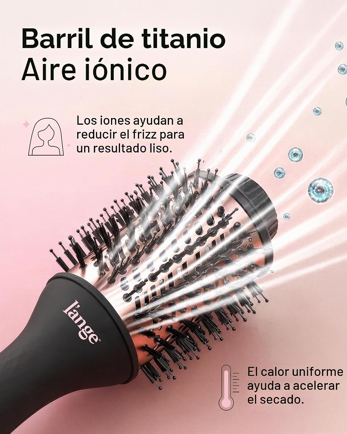 L'ANGE HAIR - Cepillo secadora de aire caliente Le Volume 2 en...