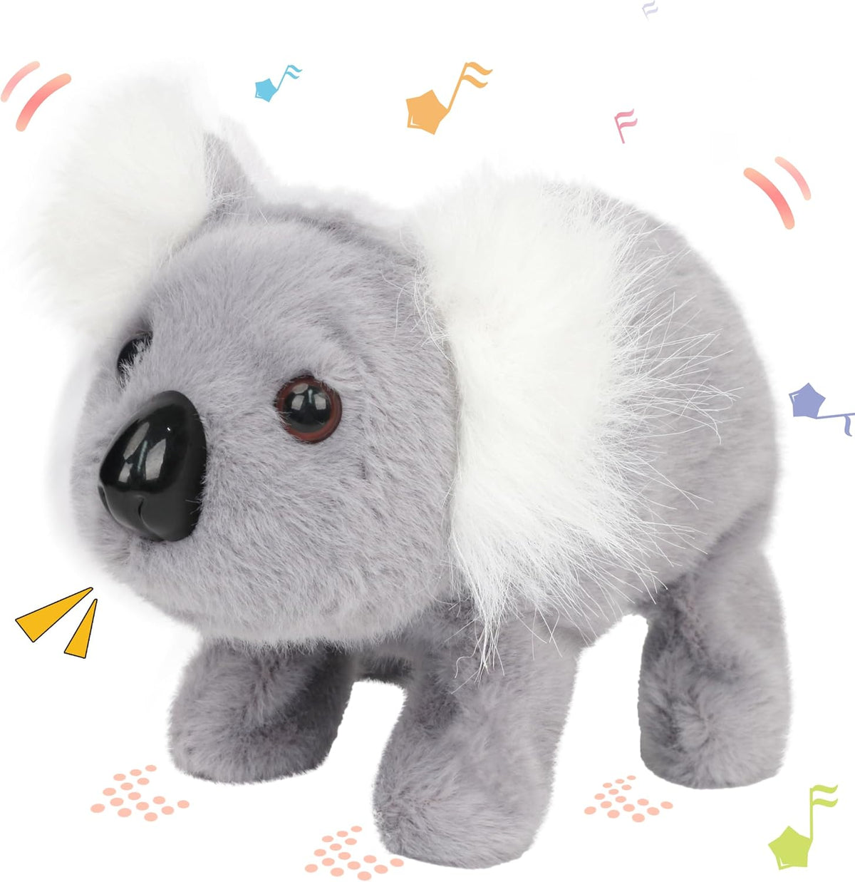 Hopearl - Juguete de peluche electrónico interactivo de koala que c...