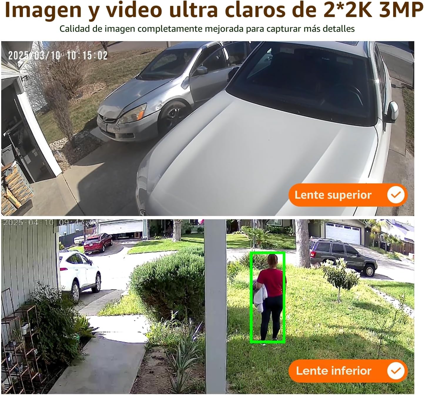 LETSCEE Cámaras de Seguridad WiFi para Exteriores, Cámaras 5G\/2.4G...
