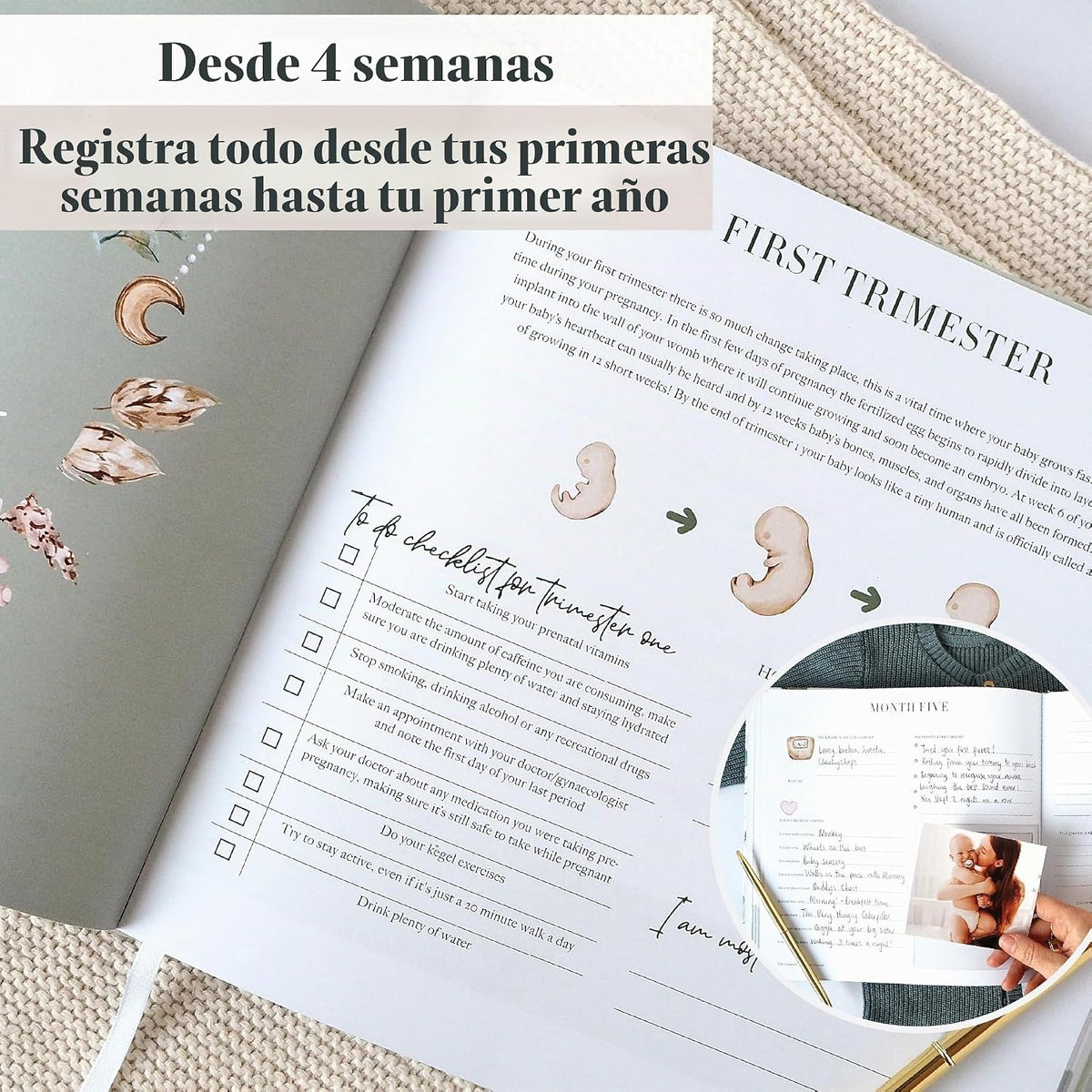 Acuarela - El Diario Completo del Embarazo y Libro de Recuerdos del...