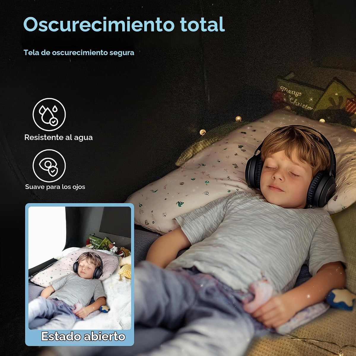 OUTREE Tienda de campaña sensorial de 47 x 47 x 47 pulgadas, estamp...