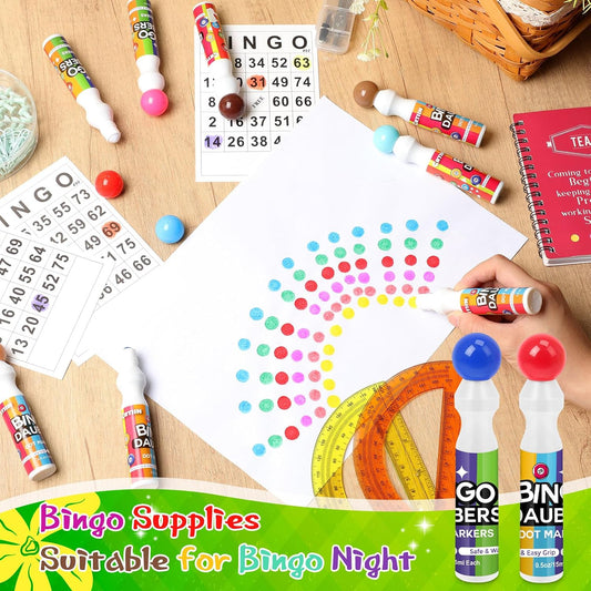 Crtiin Juego de 30 marcadores de puntos de colores mixtos en 30 col...