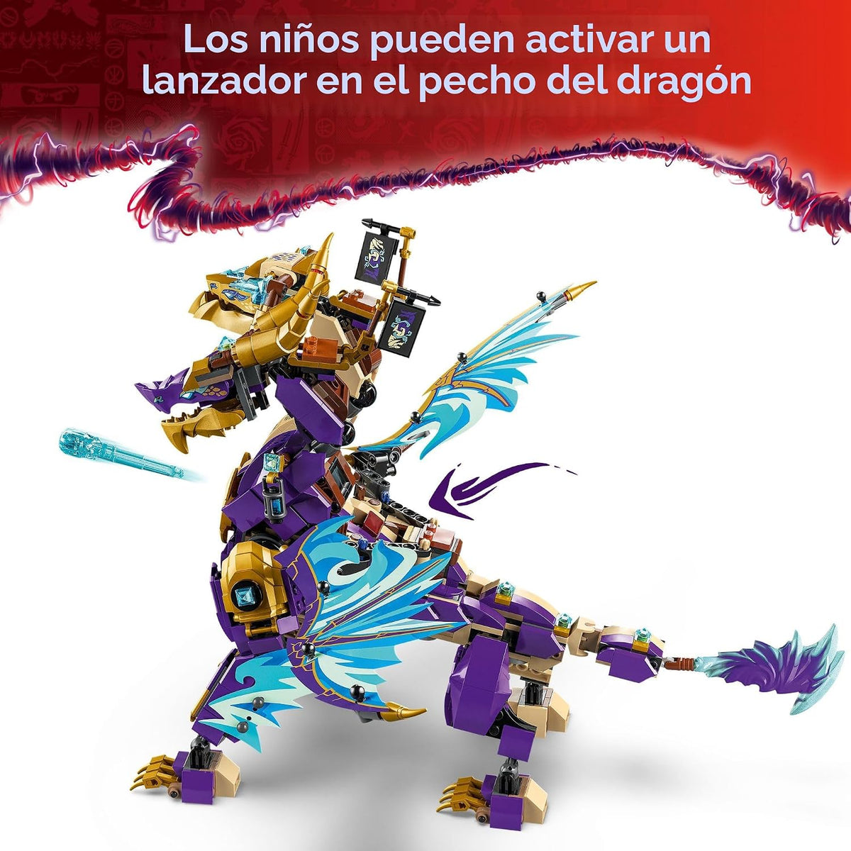 LEGO NINJAGO Dragón de Arco del Enfoque Set de Batalla - Juguete pa...