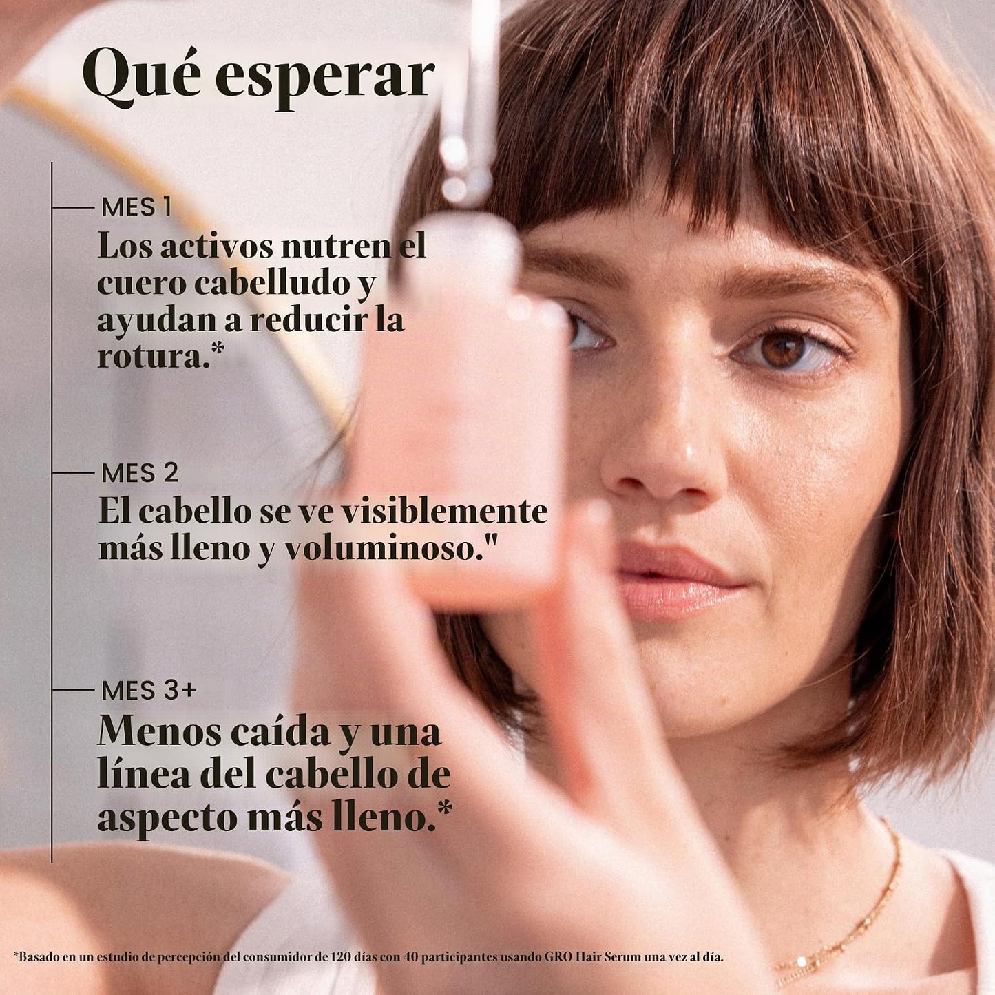 VEGAMOUR GRO Suero capilar para adelgazamiento y caída del cabello...