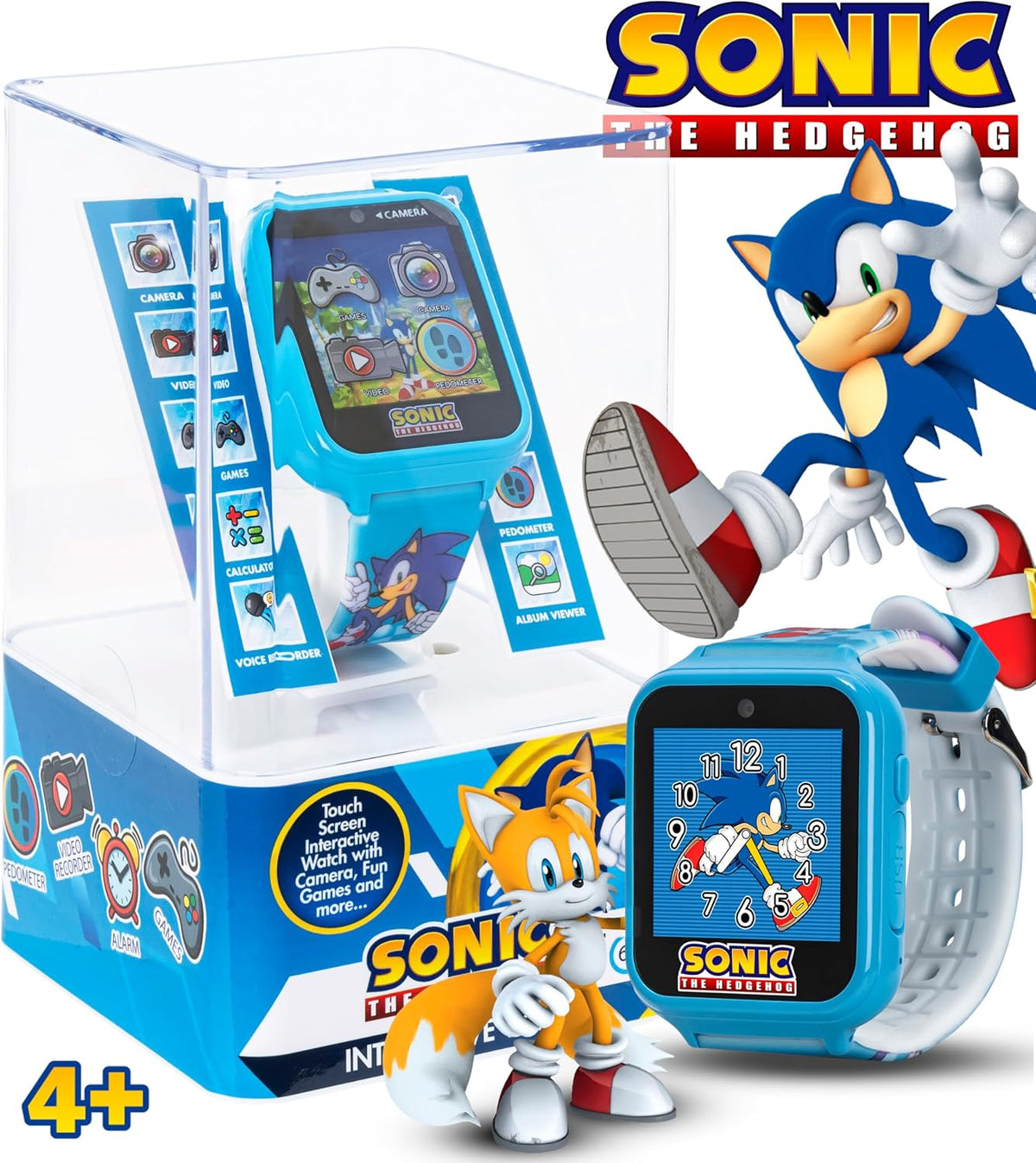 SEGA Sonic the Hedgehog Reloj Inteligente Educativo de Aprendizaje...