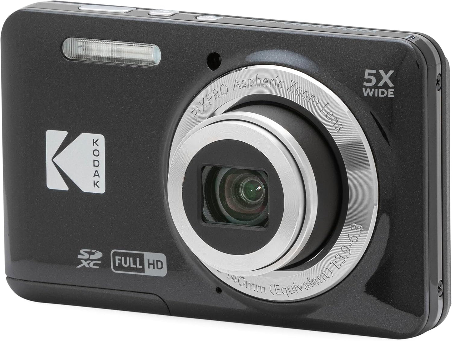 Kodak PIXPRO FZ55 cámara digital negra de 16 MP con zoom óptico 5X,...