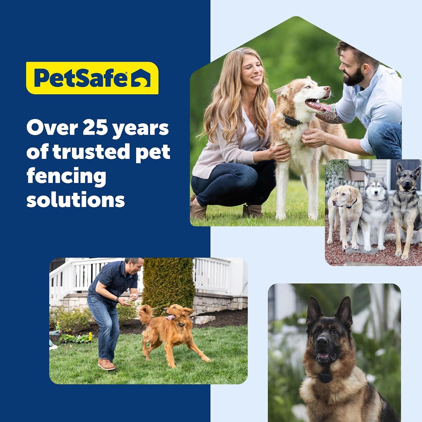 PetSafe Stay &amp; Play Valla Inalámbrica para Mascotas, Collar Rec...