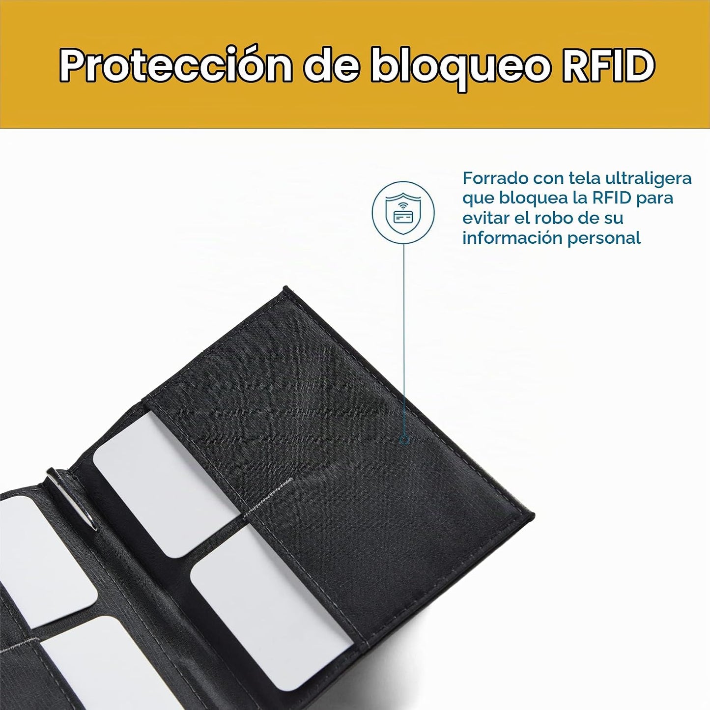 Allett Monedero 2.0, bloqueo RFID delgado (piel, negro ónix) | Cart...