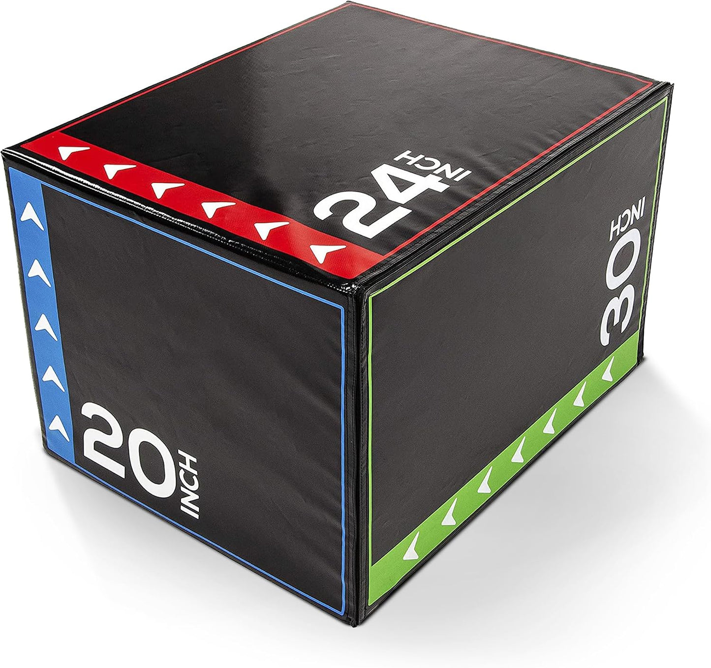 BalanceFrom Caja de salto pliométrica de espuma 3 en 1 para gimnasi...