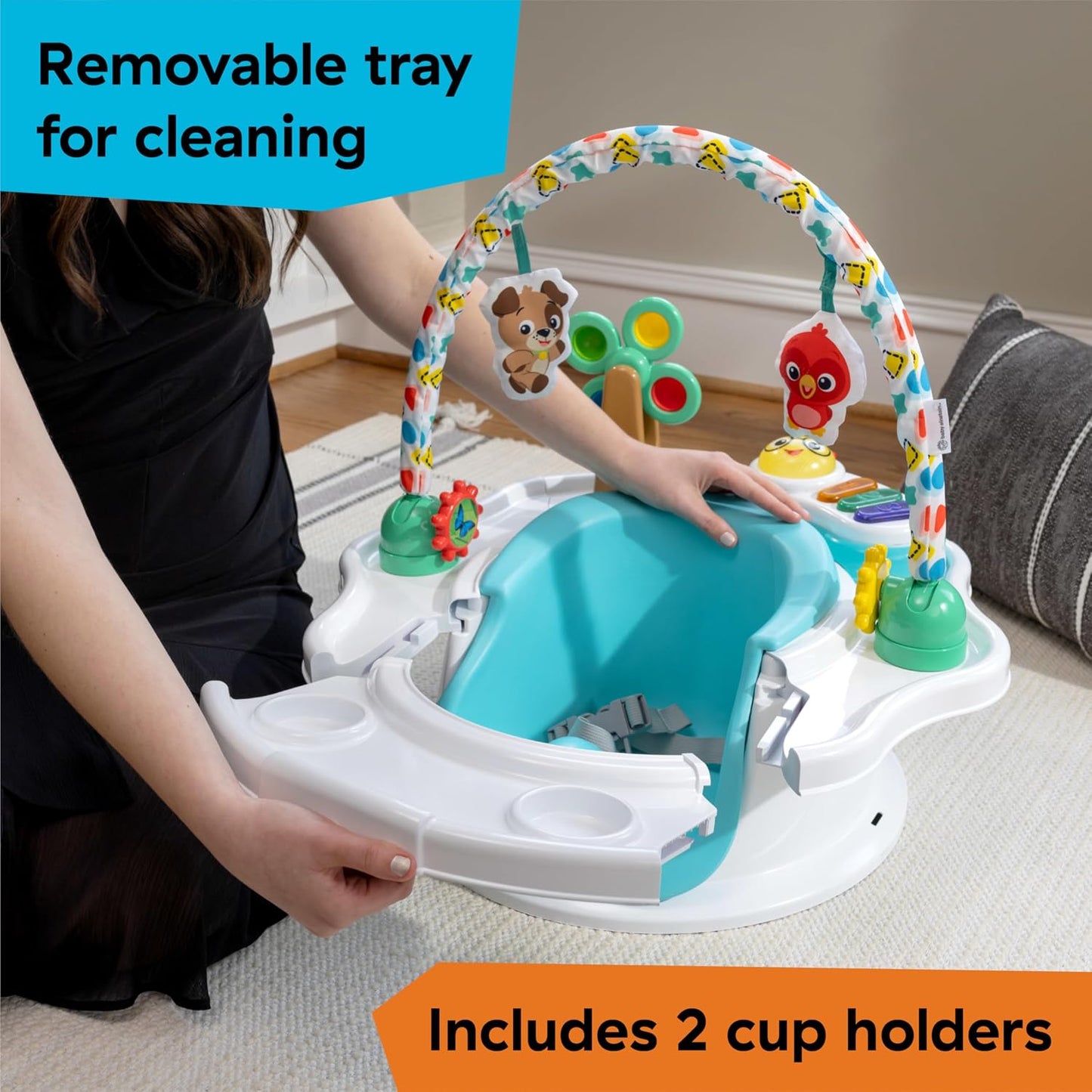 Baby Einstein SuperSeat Touch of Tunes - Asiento de actividades 3 e...