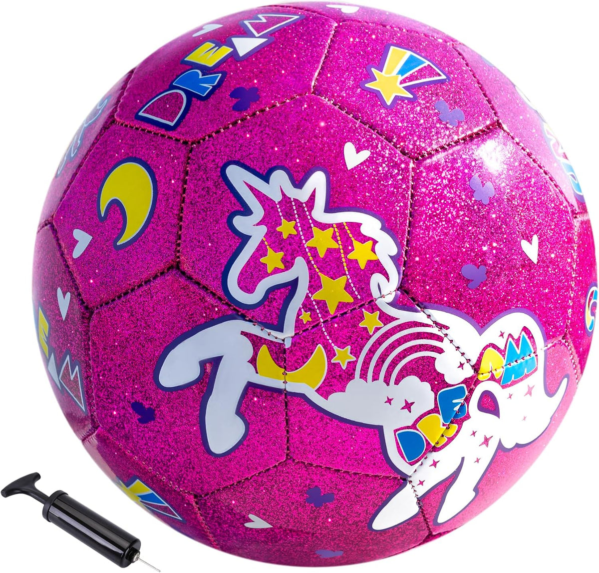 Balón de fútbol para niñas, balón de fútbol para niños de 4 a 8 año...