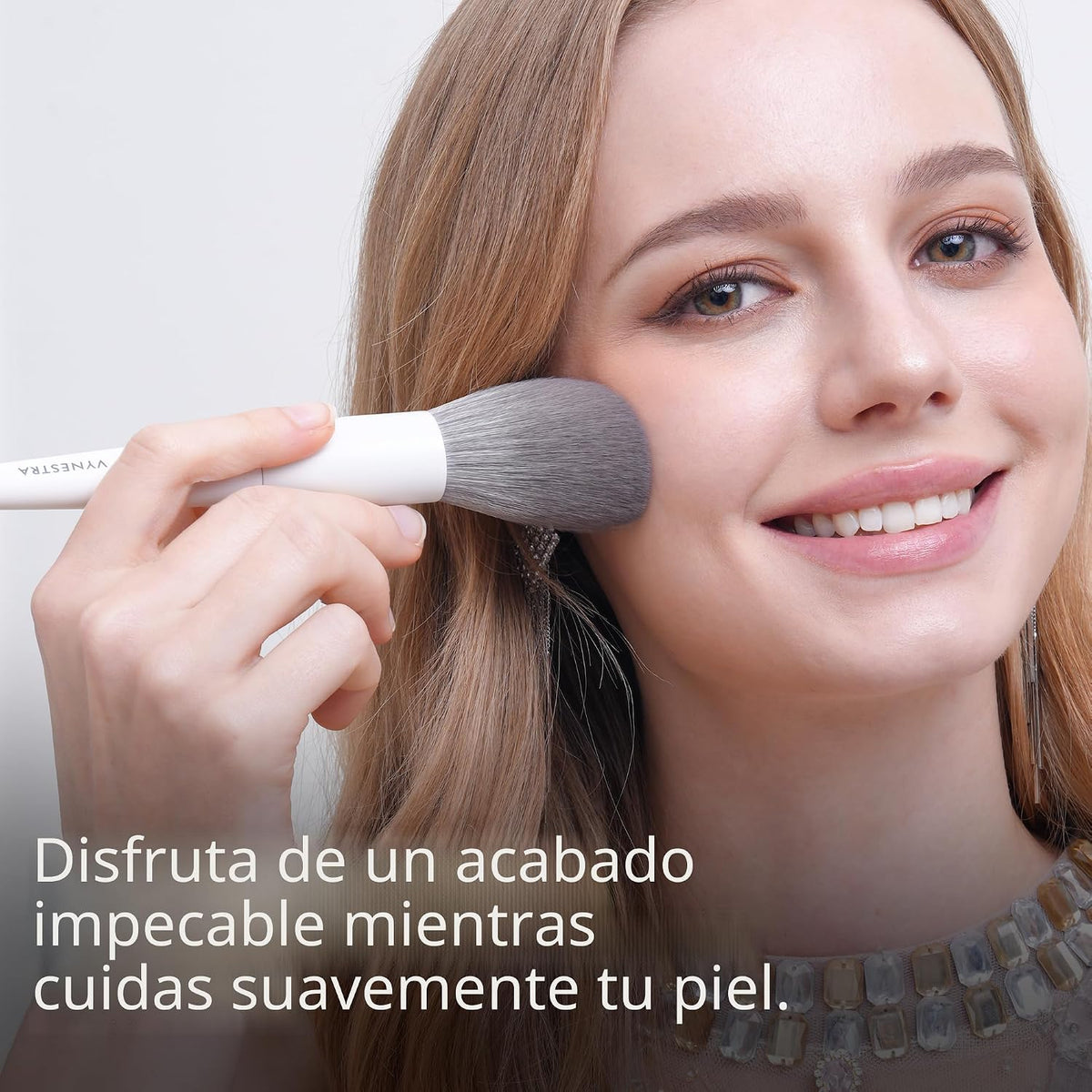 Vynestra Juego de 20 brochas de maquillaje para rostro y ojos, colo...