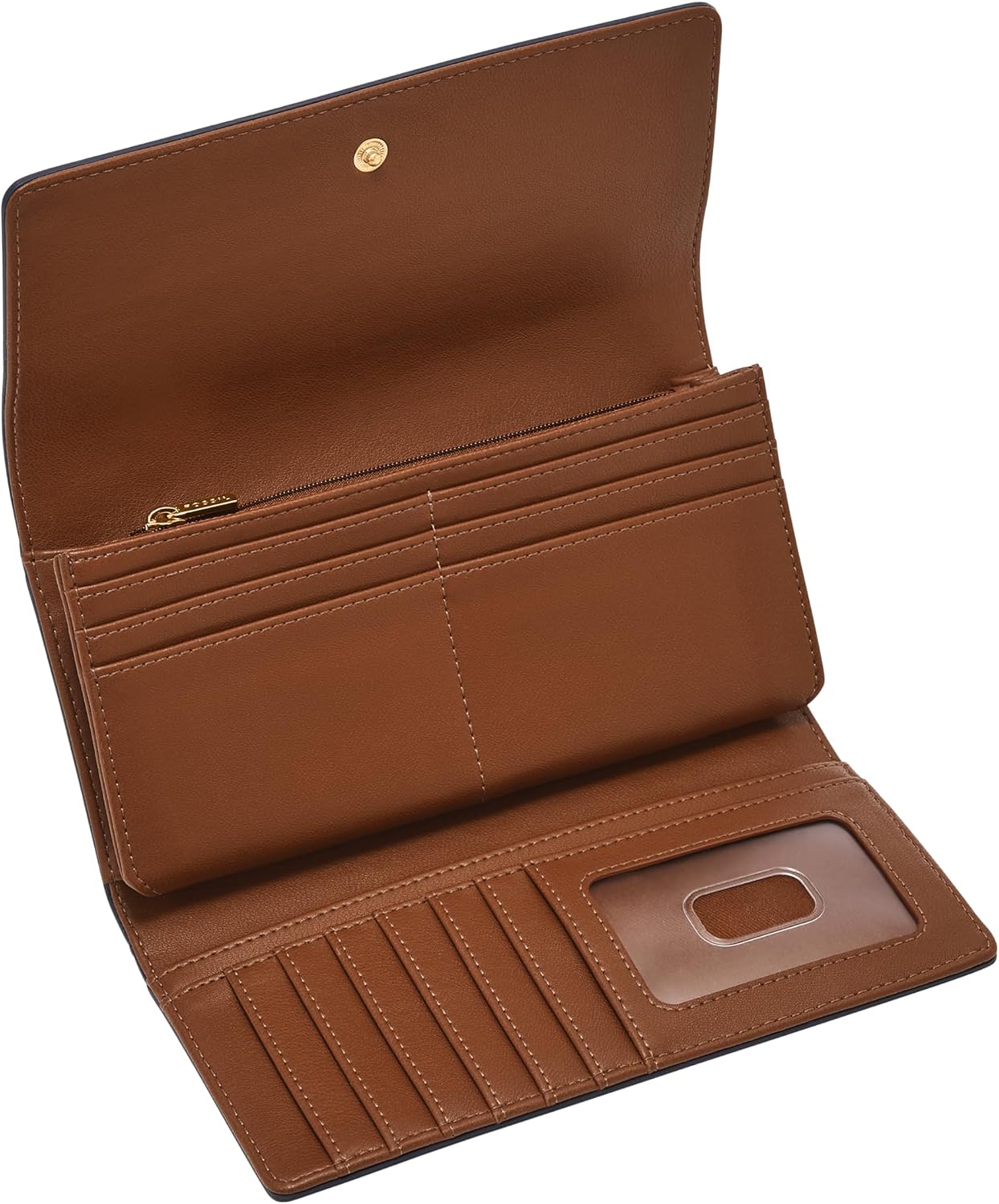 Fossil Cartera Logan de piel con bloqueo RFID para mujer