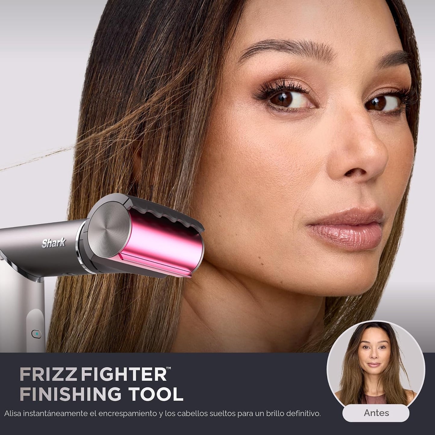 Secador de pelo y alisador de cabello Shark FlexFusion con potente...