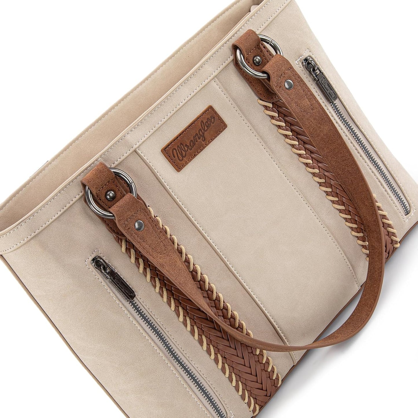 Montana West Wrangler Bolso de mano para mujer con múltiples bolsil...