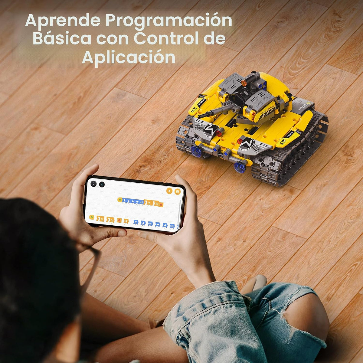 Sillbird Kit de construcción de robot STEM con control remoto, rega...