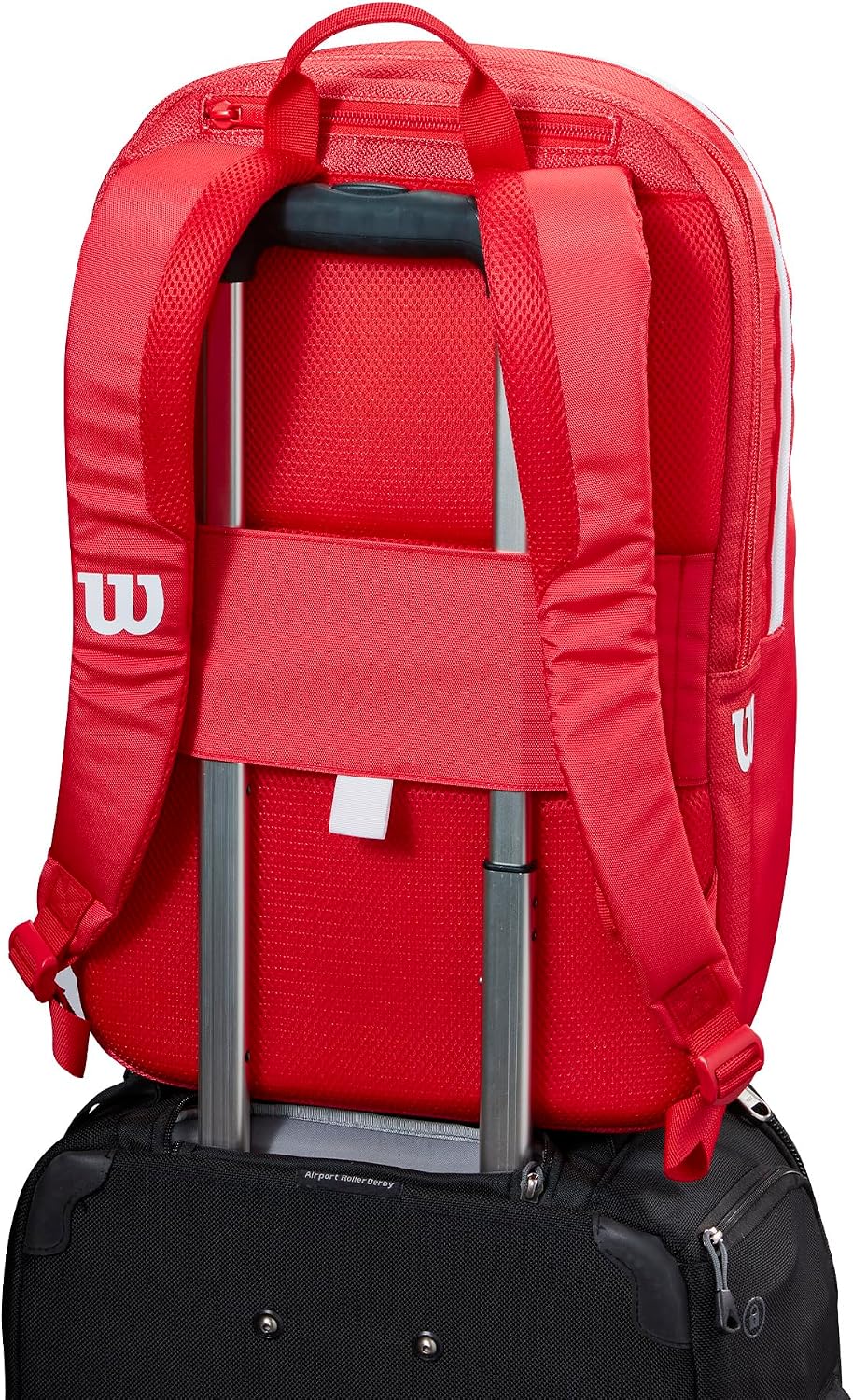 WILSON Tour Padel Mochila - Capacidad para 1 pala de pádel, rojo\/b...