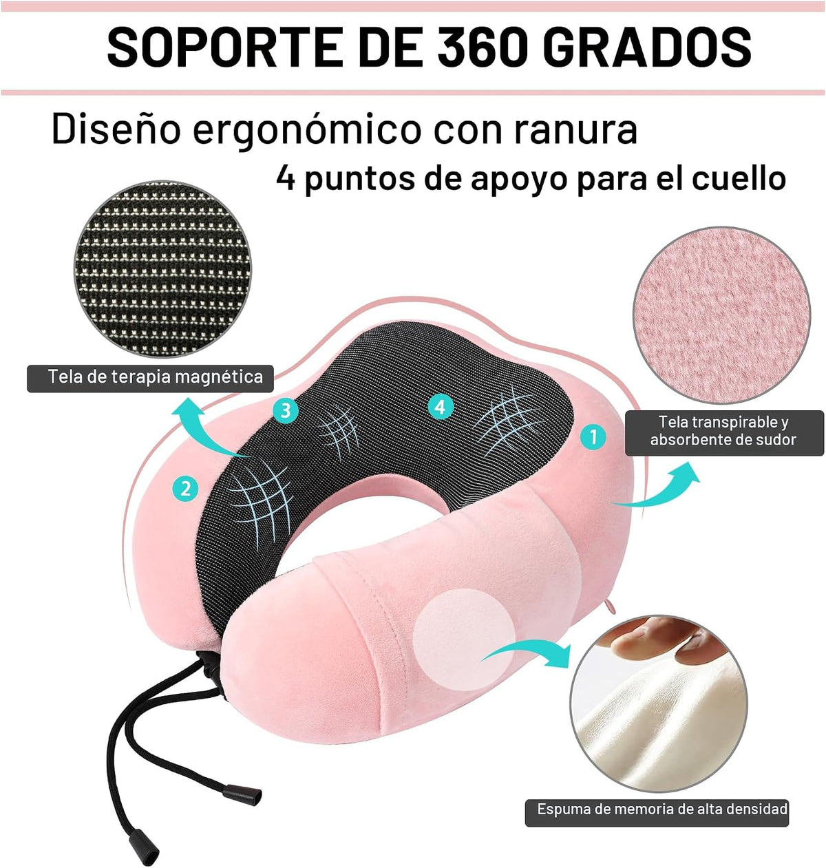 urnexttour Juego de almohada y manta de viaje, almohadas para el cu...