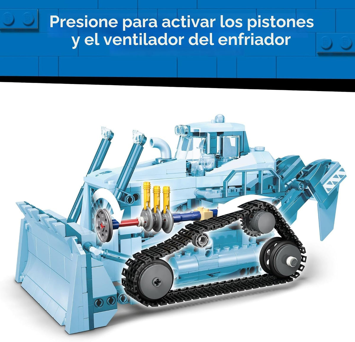 LEGO City Yellow Bulldozer - Juguete de construcción para niños, a...