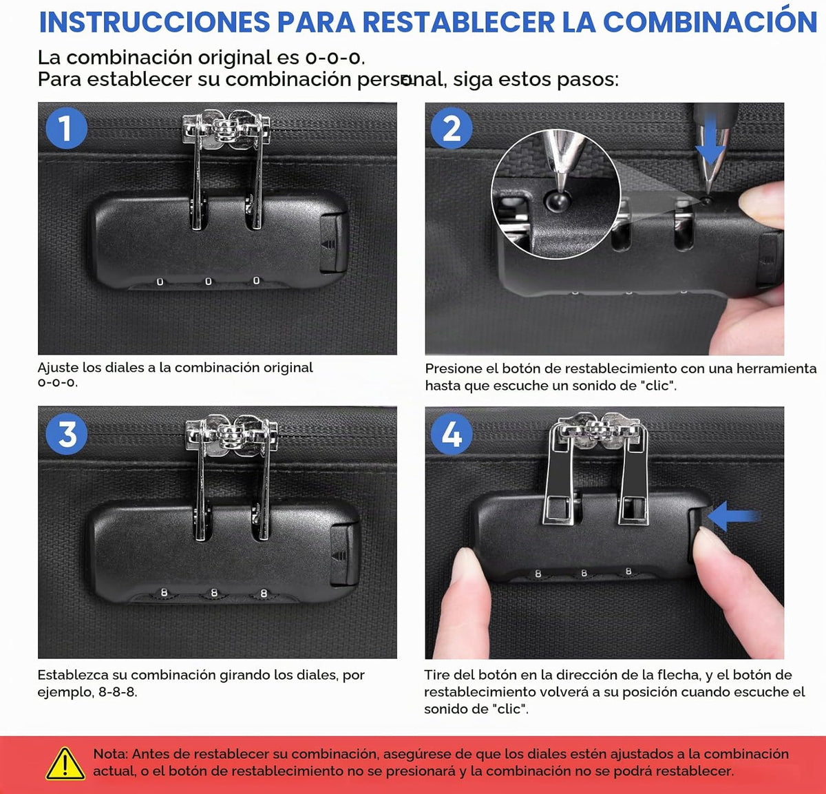 BALEINE Caja de Documentos Ignífuga con Cerradura, Bolsa de Documen...