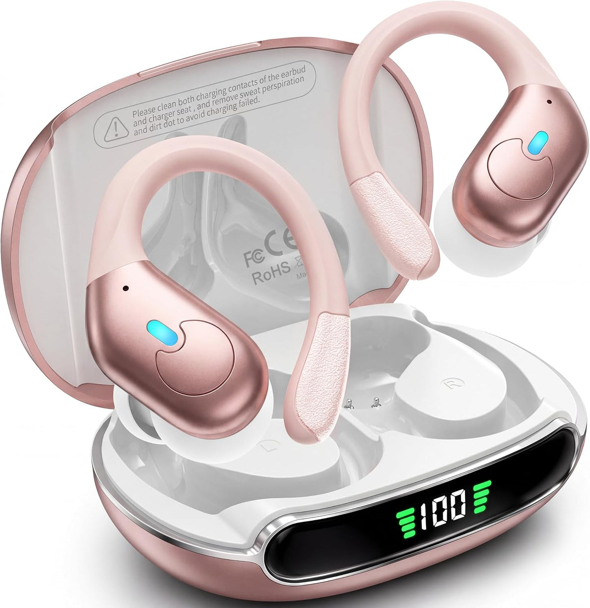 Auriculares inalámbricos con cancelación activa de ruido, auricular...