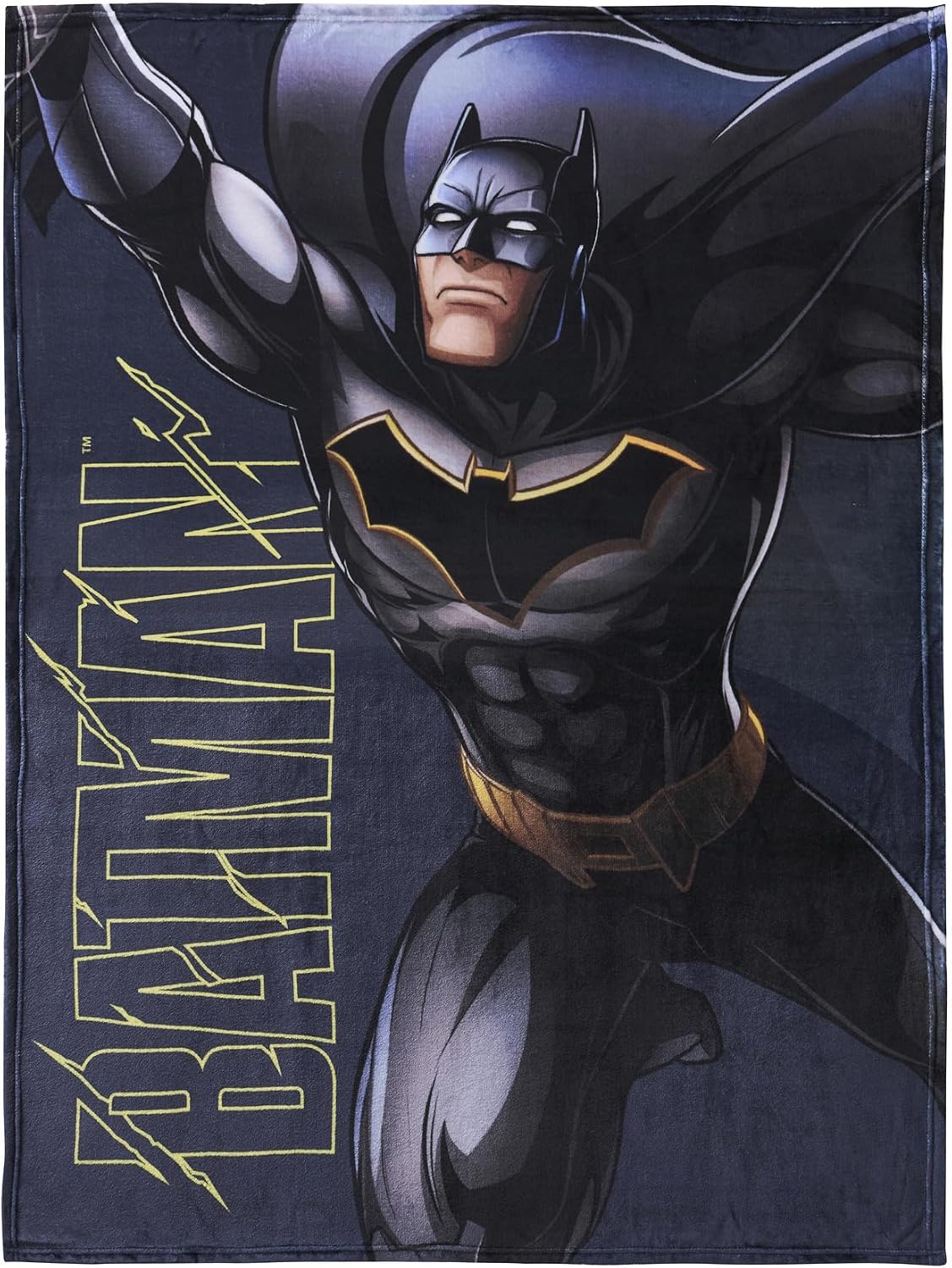 Manta de personajes de Batman, suave y acogedora manta de microrasc...