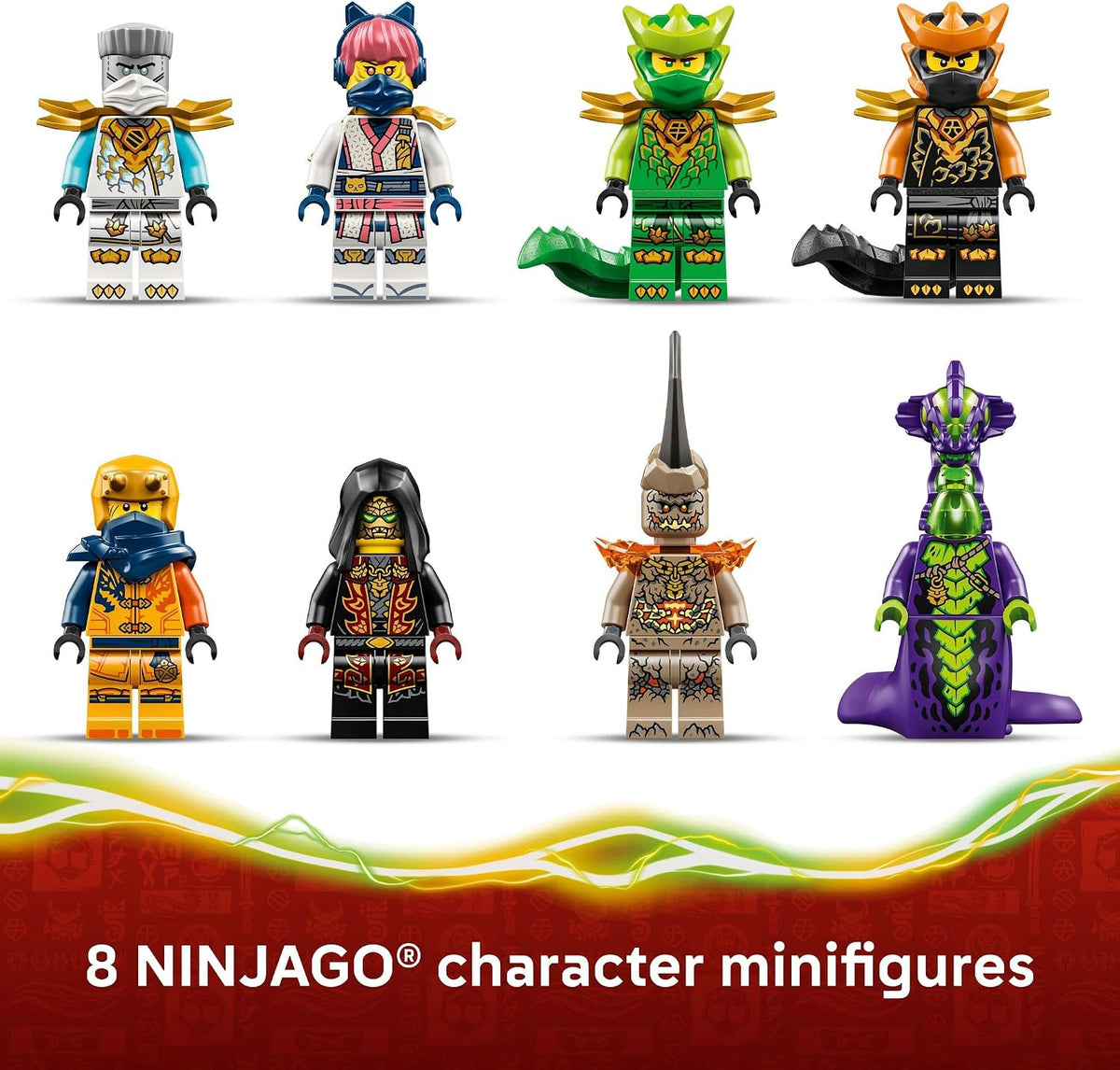 LEGO NINJAGO - Juguete de construcción de El dragón de la vida para...