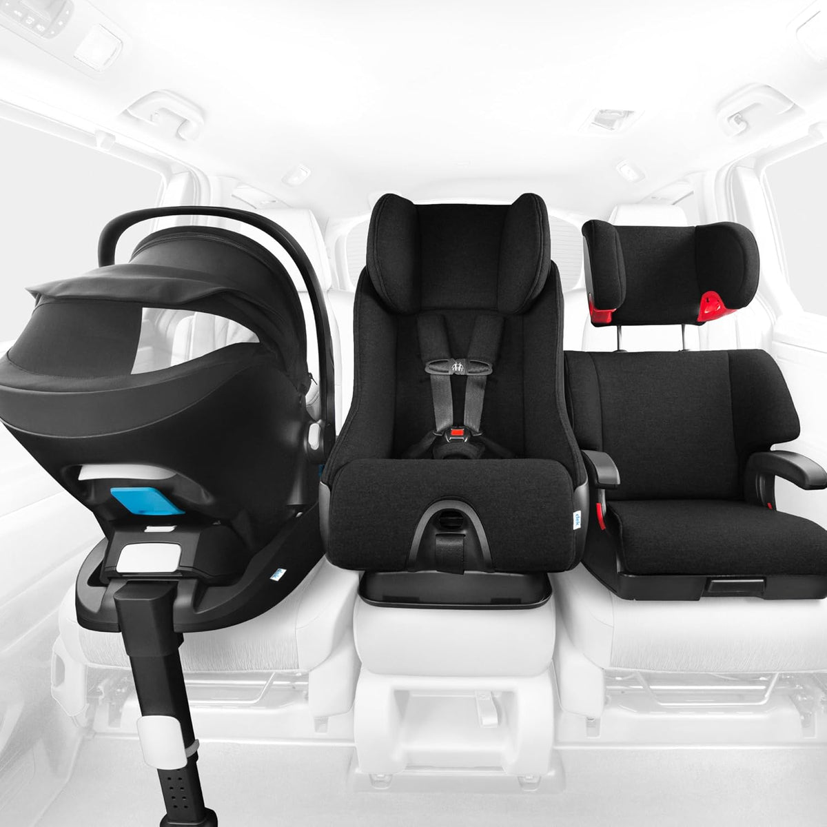 Asiento de coche para bebé Clek Liing con pata de carga ajustable,...