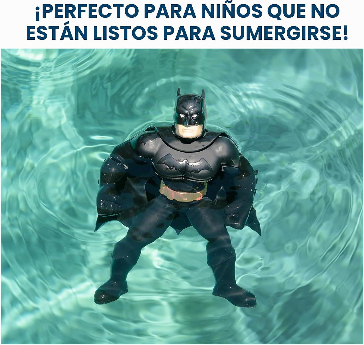 SwimWays DC Batman - Figuras flotantes, accesorios de piscina y jug...