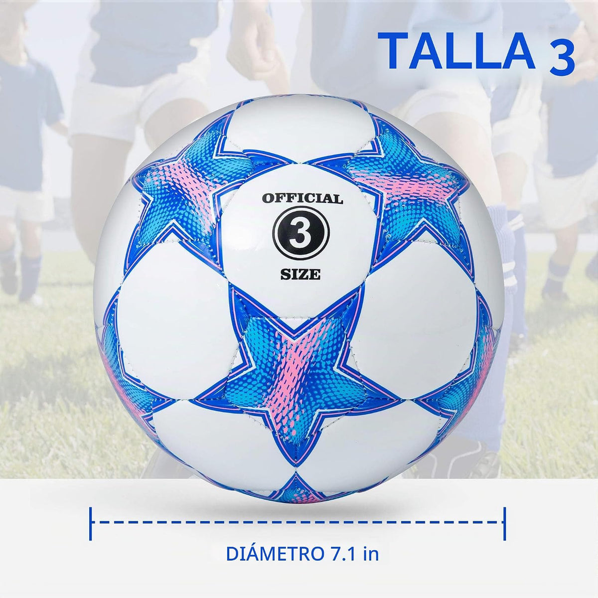 Balón de fútbol Runleaps tamaño 1.5 y tamaño 3 y tamaño 4 y tamaño...