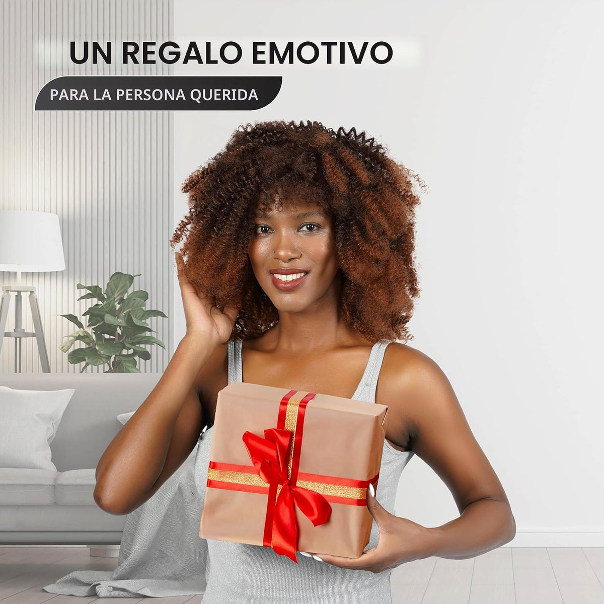 Secador de pelo con capucha y diadema integrada que reduce el calor...