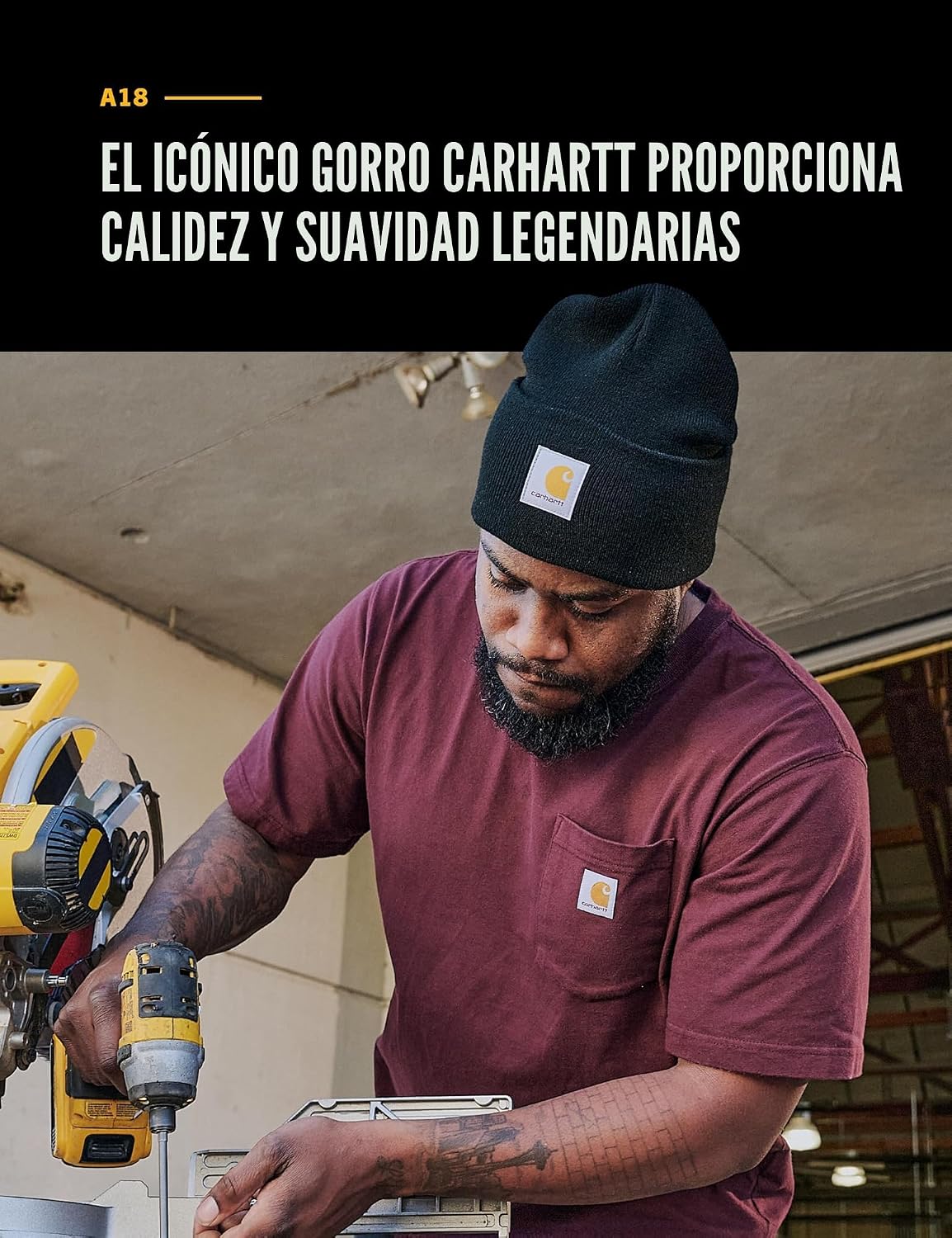 Carhartt Iconic A18 Watch Cap Gorro para hombre