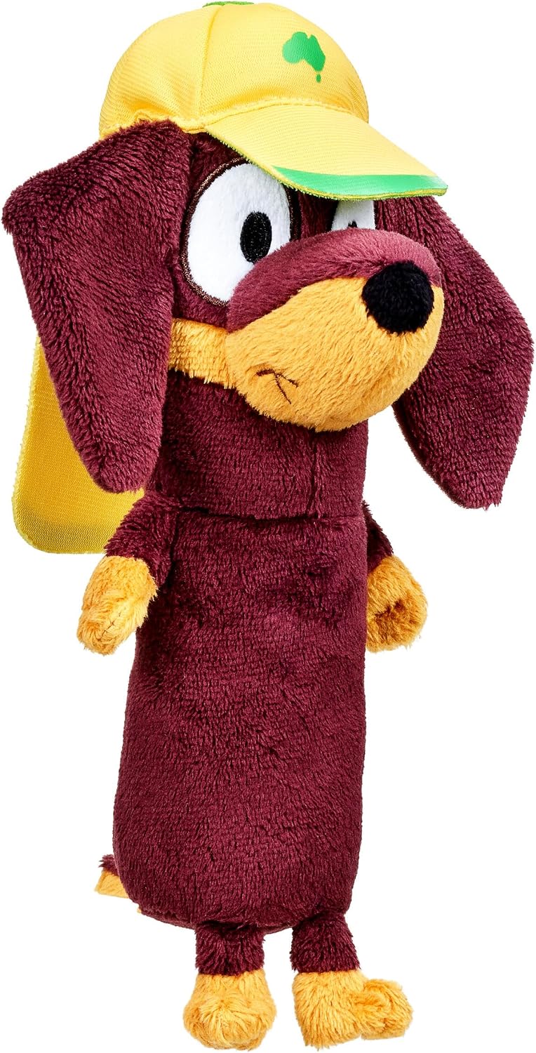 Bluey Friends - Paquete de 3 juguetes de peluche, oxidado, lila y S...