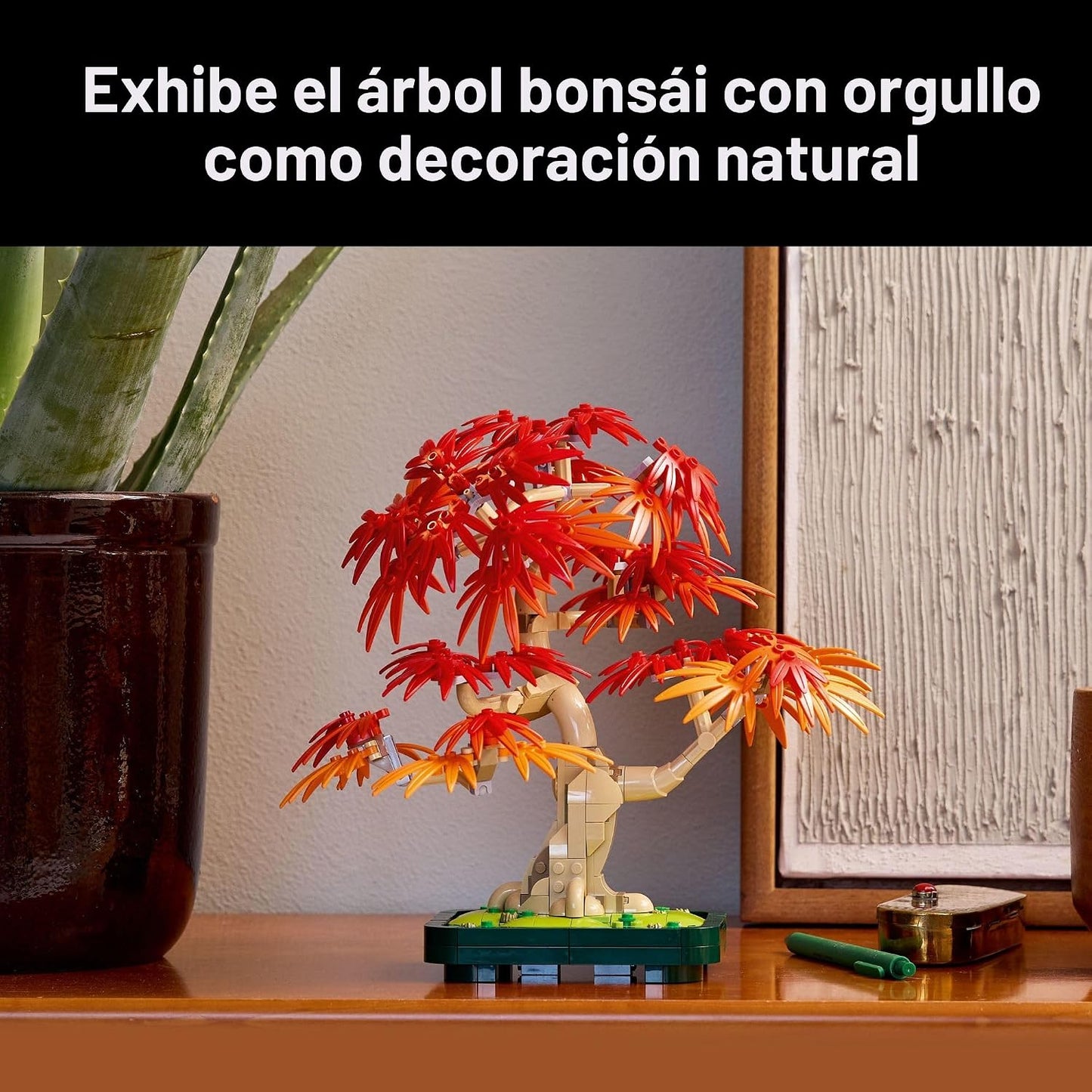 LEGO Botanicals 10348 - Kit de construcción de árbol bonsái de arce...
