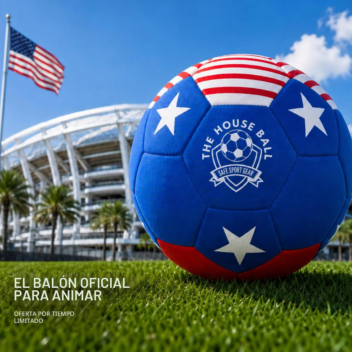 The House Ball - La pelota de fútbol original suave y segura para i...