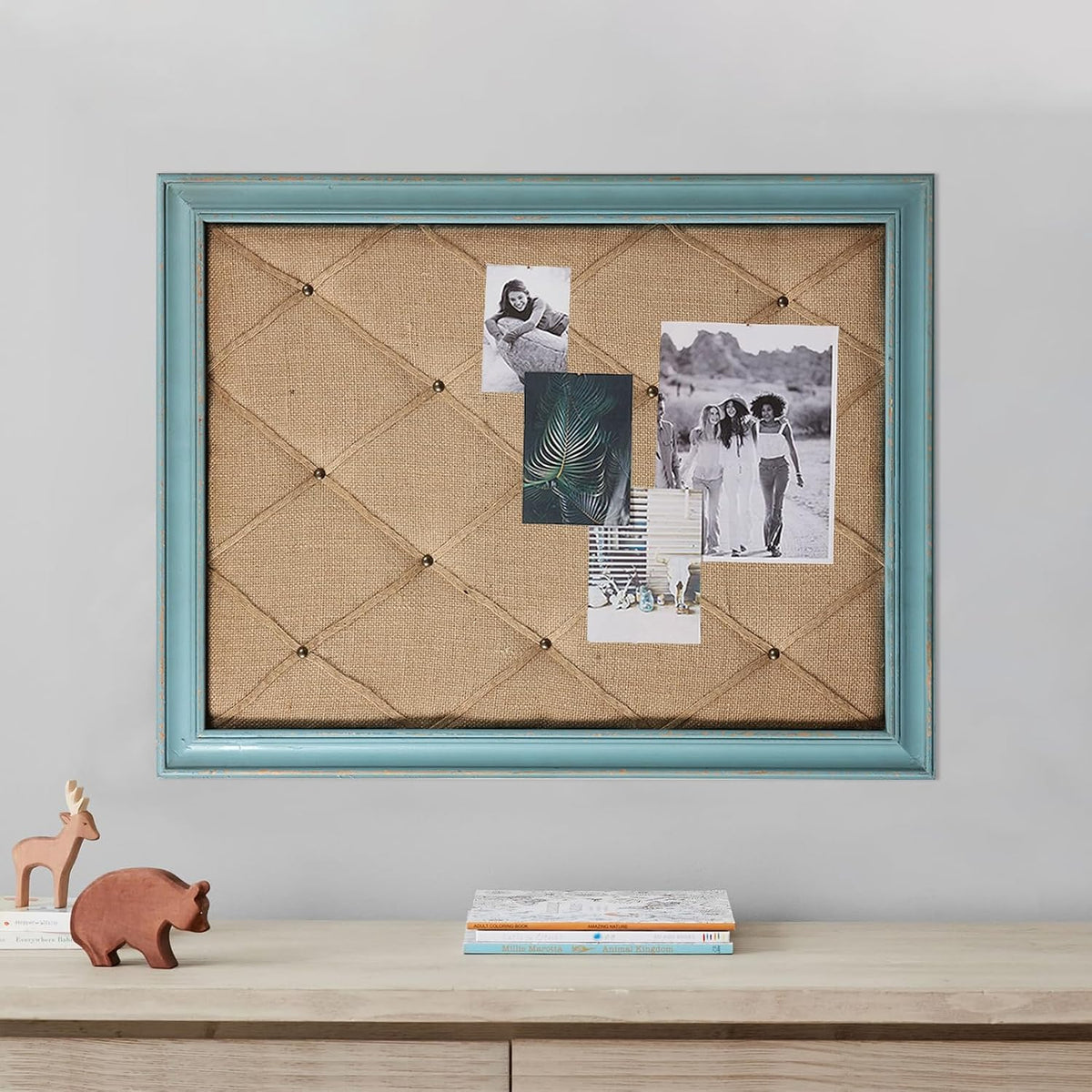 Tablero de anuncios de tela SOFE, tablero de notas de 21"×27...