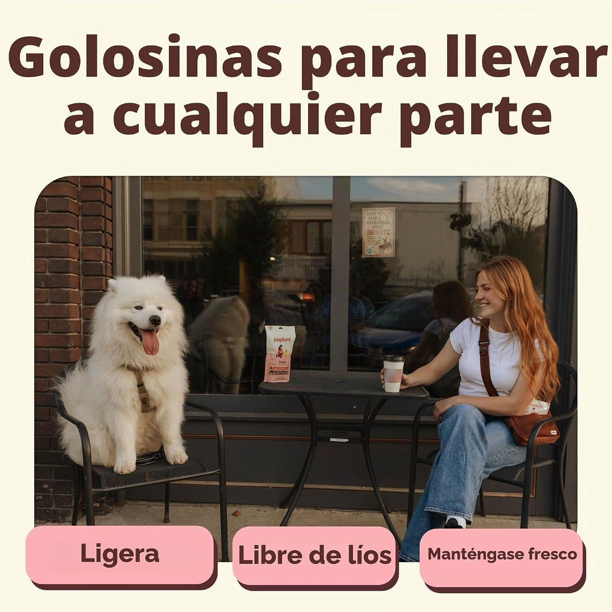 Pupford Golosinas de entrenamiento liofilizadas para perros y cacho...