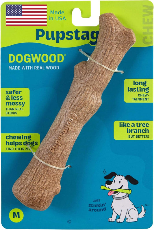 Petstages Dogwood Juguete Masticable Duradero para Perros, Mediano...