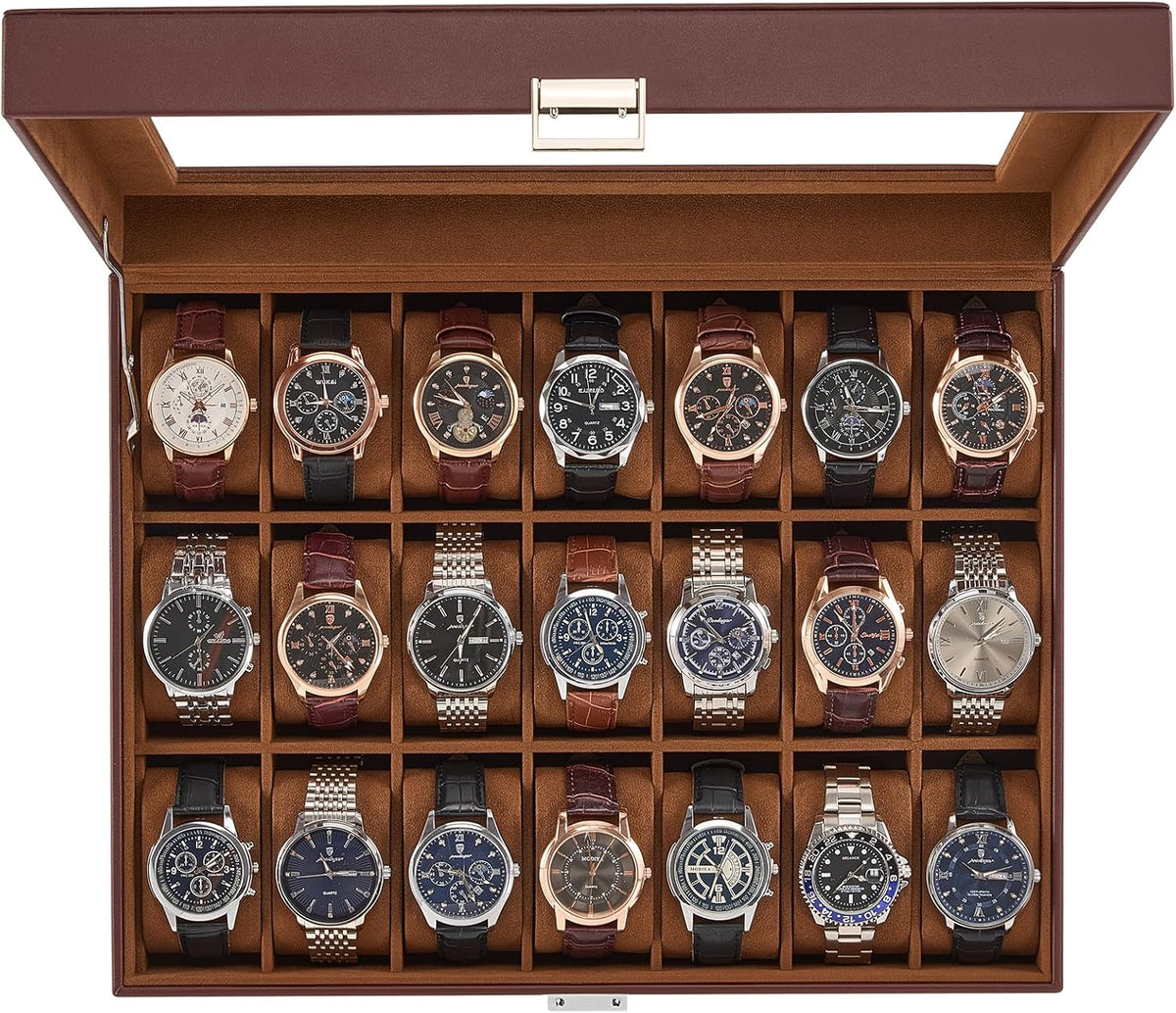 ProCase Funda para reloj para hombre, 21 ranuras para hombre, organ...