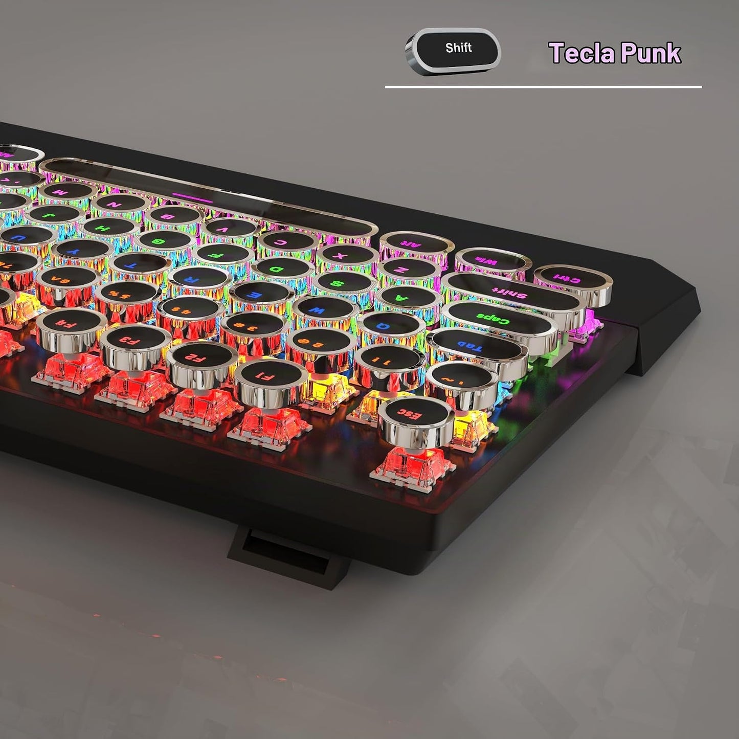 Combo de Teclado Mecánico y Mouse para Gaming de Máquina de Escribi...