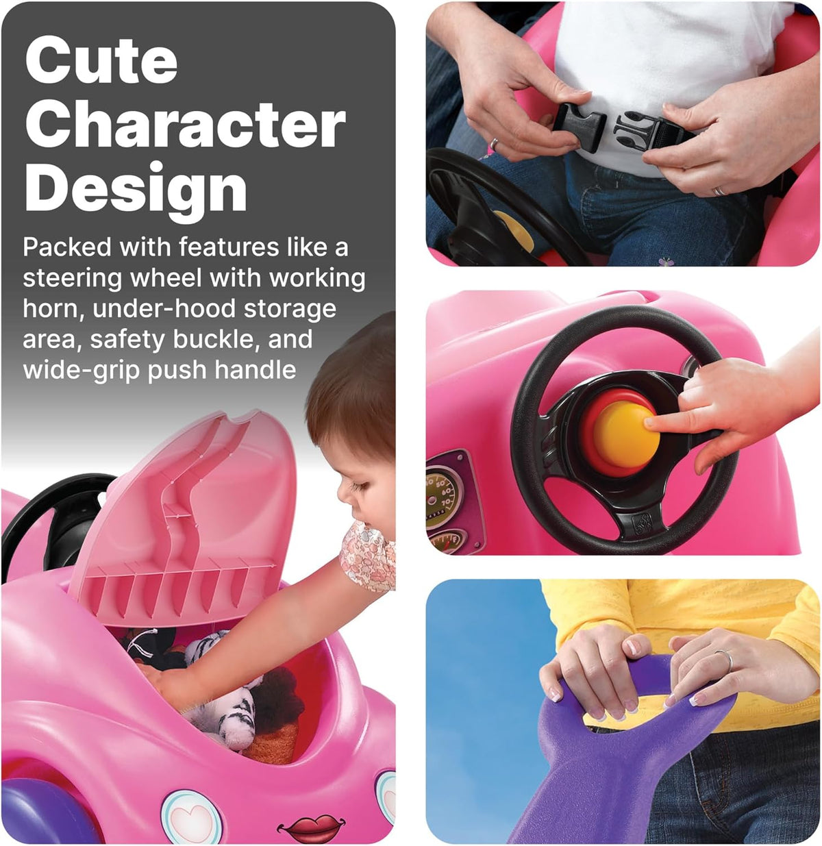 Buggy para empujar, Step2, edición de aniversario, color rosa