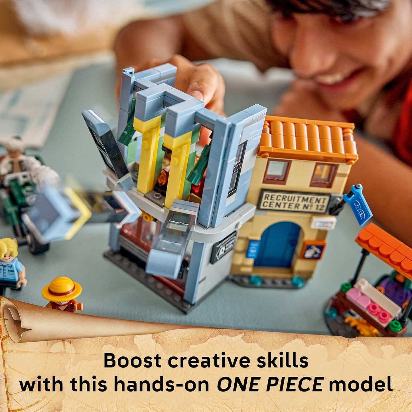 LEGO ONE PIECE Enfrentamiento con el Capitán Smoker 75642 | Juguete...