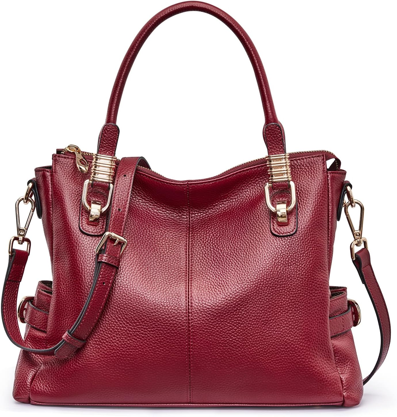 Bolsos Kattee para mujer de piel genuina suave, tipo bandolera, con...