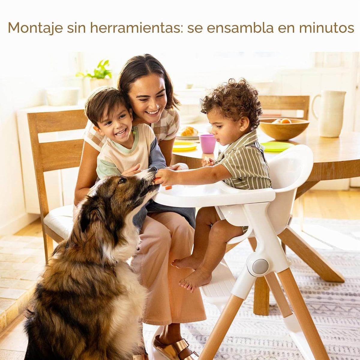 Munchkin Float - Silla alta para bebés y niños pequeños, plegable p...
