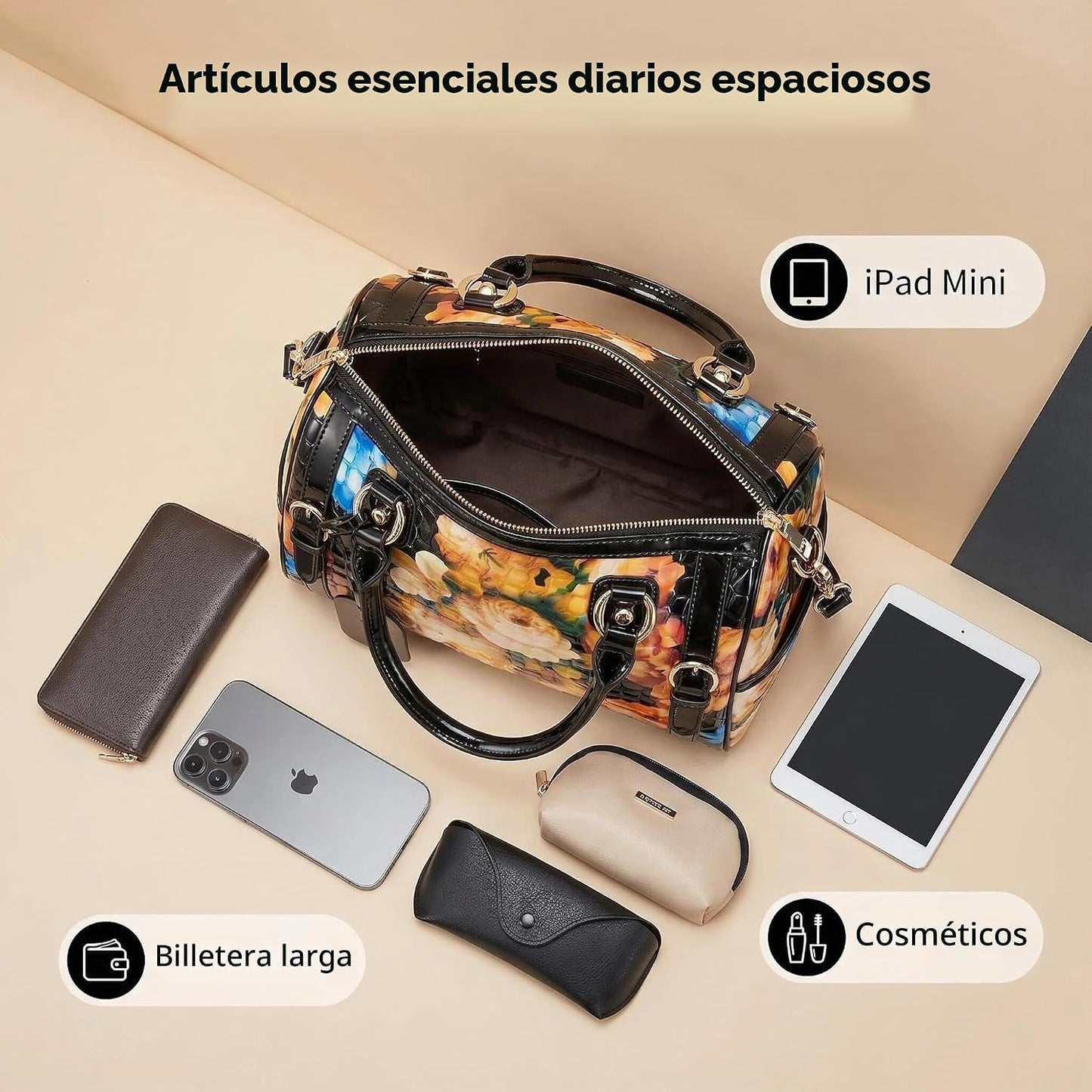 FEIMINA Monederos de cuero genuino para mujer, bolsos de diseñador...