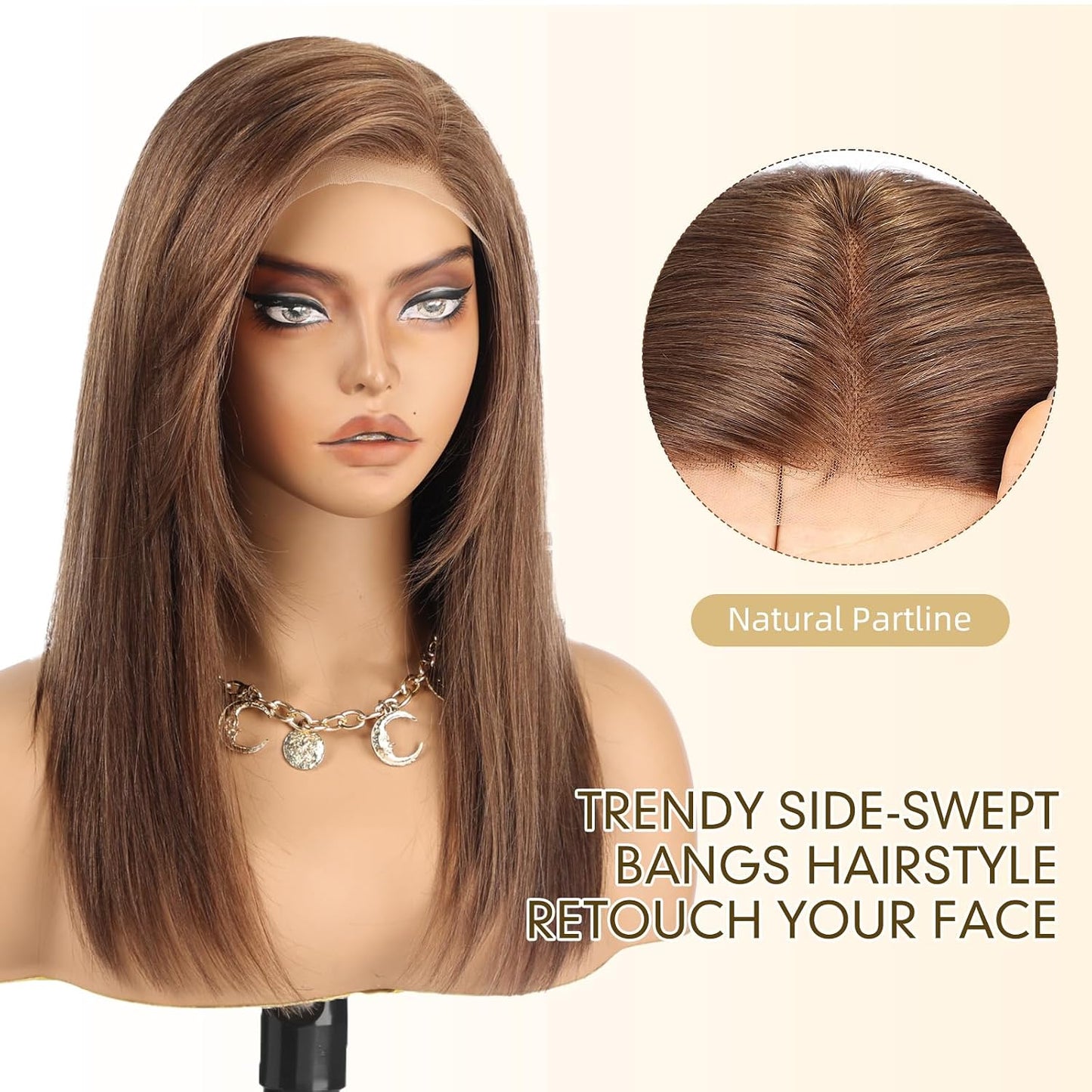 Wear but free KKU - Pelucas de cabello 100% humano para mujer, pelu...