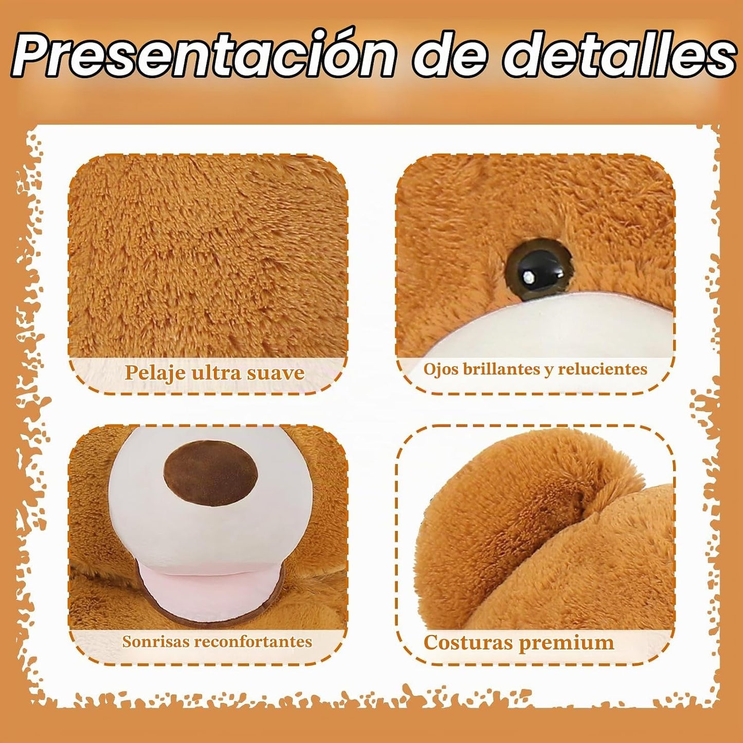 MaoGoLan Oso de Peluche Teddy Gigante de 6 Pies de Alto, Regalo de...